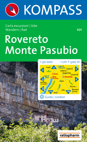 KOMPASS Wanderkarte Rovereto – Monte Pasubio von KOMPASS-Karten GmbH