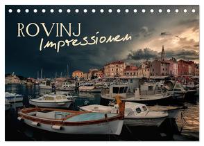 Rovinj Impressionen (Tischkalender 2024 DIN A5 quer), CALVENDO Monatskalender von Gross,  Viktor