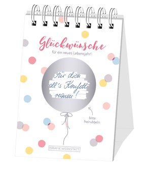 Rubbel-Tischkalender „Glückwünsche“