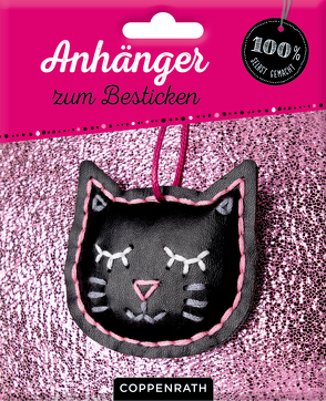 Ruck, zuck kreativ: Anhänger zum Besticken (Katze)