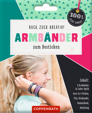 Ruck, zuck kreativ! Armbänder zum Besticken