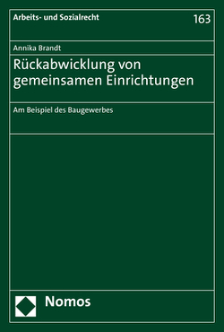 Rückabwicklung von gemeinsamen Einrichtungen von Brandt,  Annika