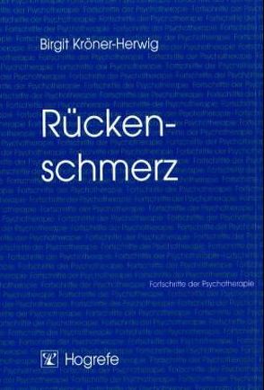 Rückenschmerz von Kröner-Herwig,  Birgit