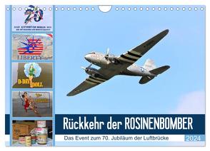 Rückkehr der Rosinenbomber (Wandkalender 2024 DIN A4 quer), CALVENDO Monatskalender von Klünder,  Günther