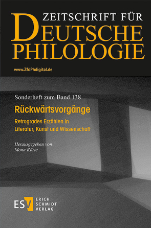 Rückwärtsvorgänge von Gödde,  Susanne, Goer,  Charis, Grossman,  Jeffrey A., Kopp-Oberstebrink,  Herbert, Körte,  Mona, Lie,  Sulgi, Markus,  Hannah, Morgenroth,  Claas, Niehaus,  Michael, Schneider,  Ulrike, Strätling,  Susanne, Toepfer,  Georg, Willer,  Stefan