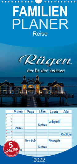 Rügen – Familienplaner hoch (Wandkalender 2022 , 21 cm x 45 cm, hoch) von Portenhauser,  Ralph