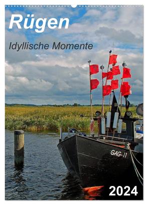 Rügen-Idyllische Momente (Wandkalender 2024 DIN A2 hoch), CALVENDO Monatskalender von Loebus,  Eberhard