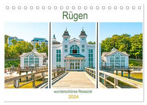 Rügen – wunderschönes Reiseziel (Tischkalender 2024 DIN A5 quer), CALVENDO Monatskalender von Schwarze,  Nina