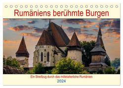 Rumäniens berühmte Burgen (Tischkalender 2024 DIN A5 quer), CALVENDO Monatskalender von Brack,  Roland