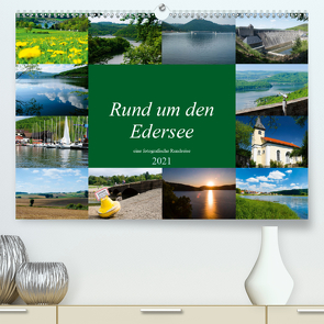 Rund um den Edersee (Premium, hochwertiger DIN A2 Wandkalender 2021, Kunstdruck in Hochglanz) von W. Lambrecht,  Markus