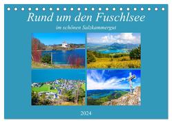 Rund um den Fuschlsee (Tischkalender 2024 DIN A5 quer), CALVENDO Monatskalender von Kramer,  Christa