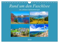 Rund um den Fuschlsee (Wandkalender 2024 DIN A4 quer), CALVENDO Monatskalender von Kramer,  Christa