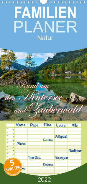 Familienplaner Rund um den Hintersee und Zauberwald (Wandkalender 2022 , 21 cm x 45 cm, hoch) von Wilczek,  Dieter-M.