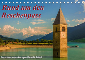 Rund um den Reschenpass (Tischkalender 2023 DIN A5 quer) von Wenk,  Marcel