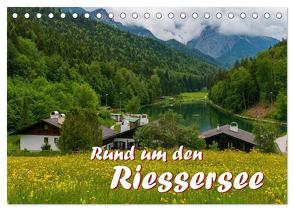 Rund um den Riessersee (Tischkalender 2024 DIN A5 quer), CALVENDO Monatskalender von Wilczek,  Dieter