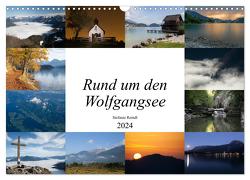 Rund um den Wolfgangsee (Wandkalender 2024 DIN A3 quer), CALVENDO Monatskalender von Reindl,  Stefanie