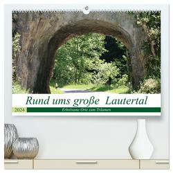 Rund ums große Lautertal (hochwertiger Premium Wandkalender 2024 DIN A2 quer), Kunstdruck in Hochglanz von Menssen,  Jutta