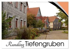 Rundling Tiefengruben (Wandkalender 2024 DIN A2 quer), CALVENDO Monatskalender von Flori0,  Flori0