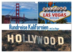 Rundreise Kalifornien mit Las Vegas (Wandkalender 2024 DIN A3 quer), CALVENDO Monatskalender von Fischer,  Gerd