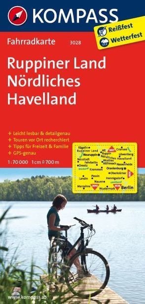 KOMPASS Fahrradkarte Ruppiner Land – Nördliches Havelland von KOMPASS-Karten GmbH