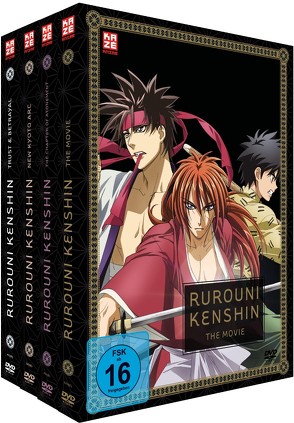 Rurouni Kenshin – Gesamtausgabe – Bundle – (OVAs + Movie) – DVD von Furuhashi,  Hatsuki Tuji,  Kazuhiro