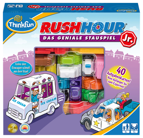 ThinkFun 76303 – Rush Hour® Junior – Das bekannte Logikspiel für jüngere Spieler ab 5 Jahren von Yoshigahara,  Nob