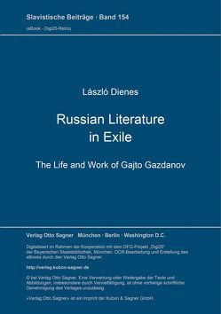 Russian Literature in Exile von Dienes,  László