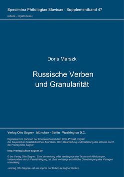 Russische Verben und Granularität von Marszk,  Doris