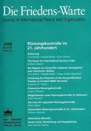 Rüstungskontrolle im 21. Jahrhundert von Rittberger,  Volker, Tomuschat,  Christian