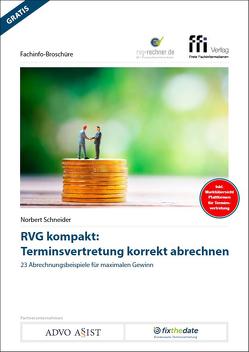 RVG kompakt: Terminsvertretung korrekt abrechnen von Schneider,  Norbert