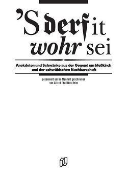 S derf it von Heim,  Alfred Th.