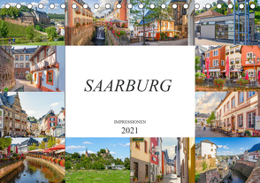 Saarburg Impressionen (Tischkalender 2021 DIN A5 quer) von Meutzner,  Dirk