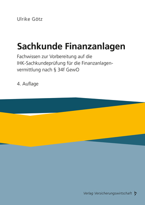 Sachkunde Finanzanlagen von Götz,  Ulrike