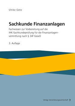 Sachkunde Finanzanlagen von Götz,  Ulrike