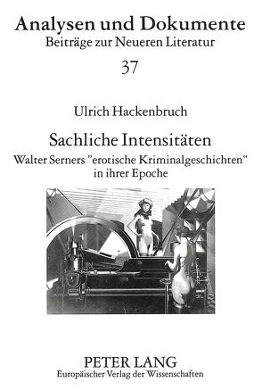 Sachliche Intensitäten von Hackenbruch,  Ulrich