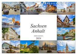 Sachsen Anhalt Impressionen (Wandkalender 2024 DIN A4 quer), CALVENDO Monatskalender von Meutzner,  Dirk