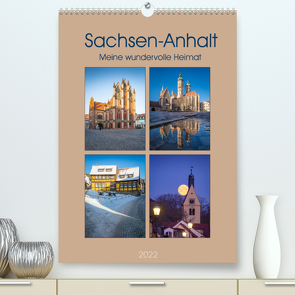 Sachsen-Anhalt – Meine wundervolle Heimat (Premium, hochwertiger DIN A2 Wandkalender 2022, Kunstdruck in Hochglanz) von Wasilewski,  Martin