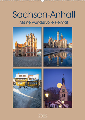 Sachsen-Anhalt – Meine wundervolle Heimat (Wandkalender 2022 DIN A2 hoch) von Wasilewski,  Martin