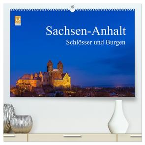 Sachsen-Anhalt – Schlösser und Burgen (hochwertiger Premium Wandkalender 2024 DIN A2 quer), Kunstdruck in Hochglanz von Wasilewski,  Martin