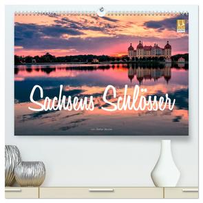 Sachsens Schlösser (hochwertiger Premium Wandkalender 2024 DIN A2 quer), Kunstdruck in Hochglanz von Becker,  Stefan