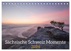 Sächsische Schweiz Momente 2024 (Tischkalender 2024 DIN A5 quer), CALVENDO Monatskalender von Behr,  Raik