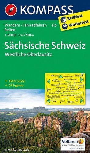 KOMPASS Wanderkarte Sächsische Schweiz – Westliche Oberlausitz von KOMPASS-Karten GmbH