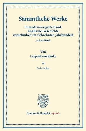 Sämmtliche Werke. von Ranke,  Leopold Von