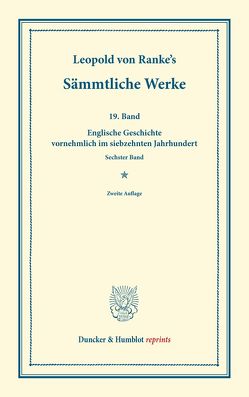 Sämmtliche Werke. von Ranke,  Leopold Von