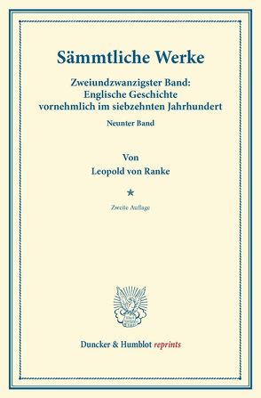 Sämmtliche Werke. von Ranke,  Leopold Von