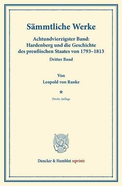 Sämmtliche Werke. von Ranke,  Leopold Von