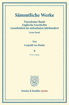 Sämmtliche Werke. von Ranke,  Leopold Von