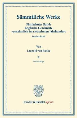 Sämmtliche Werke. von Ranke,  Leopold Von