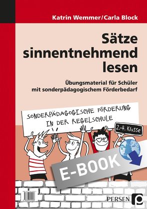 Sätze sinnentnehmend lesen von Block,  Carla, Wemmer,  Katrin