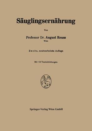 Säuglingsernährung von Reuß,  August